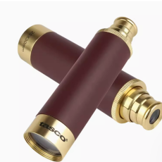 Telescópio pirata retrátil de alta definição 25x30, monocular vintage para viagens ao ar livre, portátil com visão noturna de baixa luminosidade.