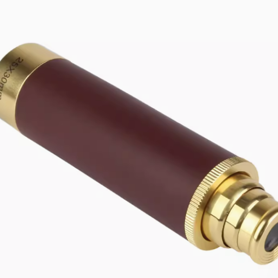 A mostrar a imagem para Telescópio pirata retrátil de alta definição 25x30, monocular vintage para viagens ao ar livre, portátil com visão noturna de baixa luminosidade. ImagemTelescópio pirata retrátil de alta definição 25x30, monocular vintage para viagens ao ar livre, portátil com visão noturna de baixa luminosidade.