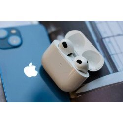 Fones de ouvido Bluetooth Huaxiangbei verdadeiramente sem fio para iPhone 15, modelo oficial de 2024, genuíno e original de oitava geração.