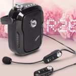 Microfone sem fio pequeno de lapela