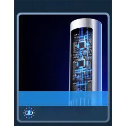 Ventilador de ar condicionado doméstico vertical para quarto, refrigerador de chão, ideal para dormitórios, portátil, tipo torre, sem hélices, com 8 velocidades.