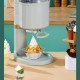 A mostrar a imagem para Máquina de sorvete totalmente automática para uso doméstico, modelo pequeno de mesa, mini, ideal para crianças, permite fazer sorvetes, picolés e cones de sorvete DIY. ImagemMáquina de sorvete totalmente automática para uso doméstico, modelo pequeno de mesa, mini, ideal para crianças, permite fazer sorvetes, picolés e cones de sorvete DIY.