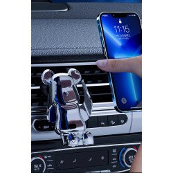 Suporte de navegação inteligente para carro, novo modelo 2022, com carregador sem fio e sensor de indução para celular da marca Xiao Xiong.