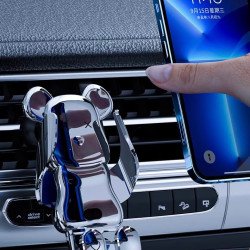Suporte de navegação inteligente para carro, novo modelo 2022, com carregador sem fio e sensor de indução para celular da marca Xiao Xiong.